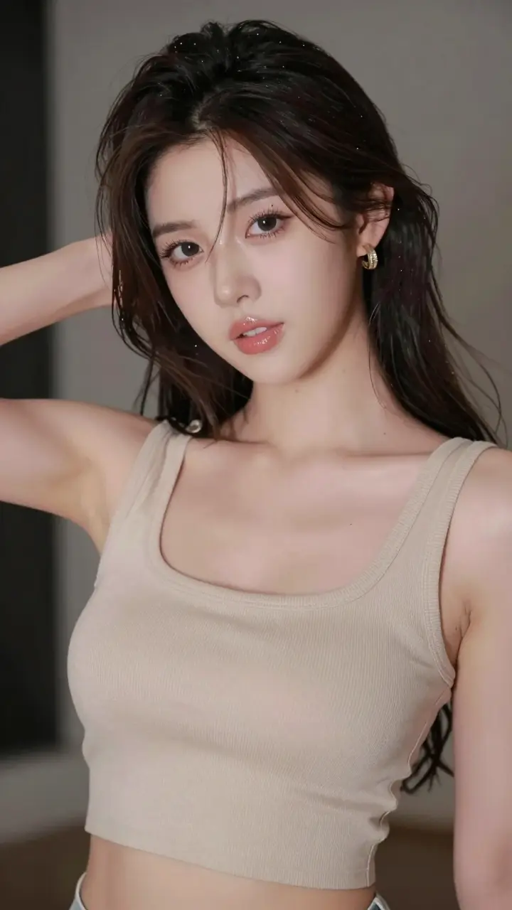 A cute but alluring portrait